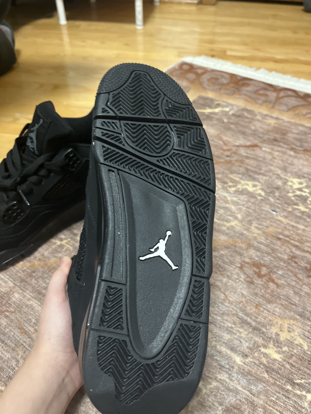 Air Jordan 4 Retro 'Black Cat' Men's Shoes - photo 5