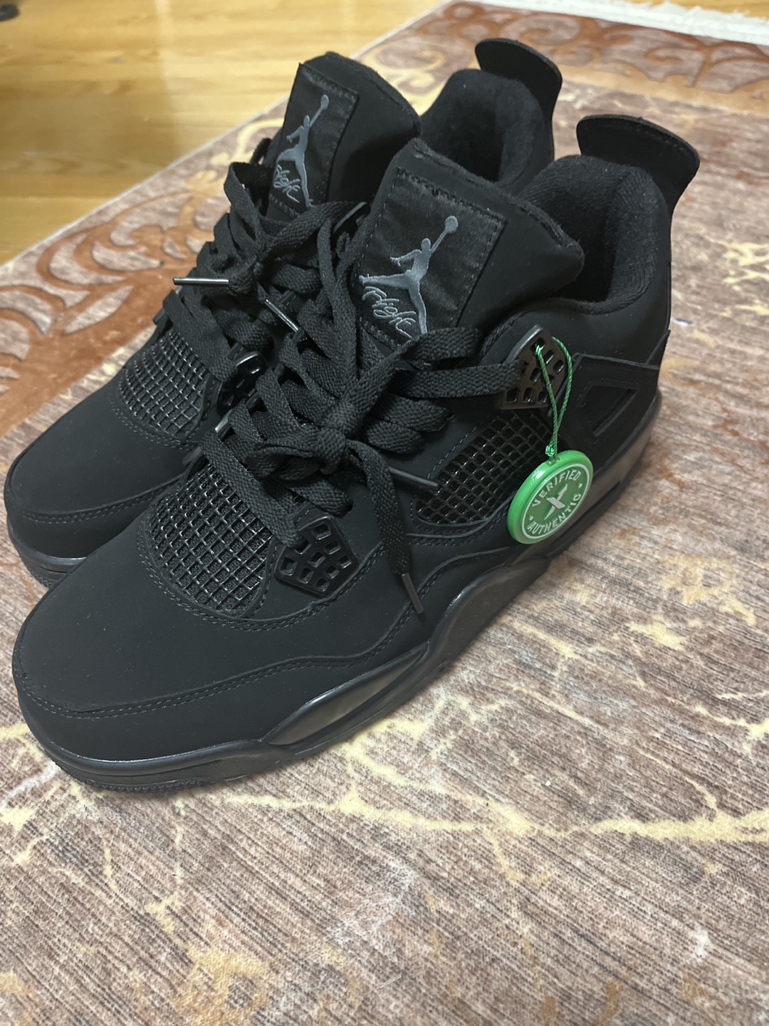 Air Jordan 4 Retro 'Black Cat' Men's Shoes