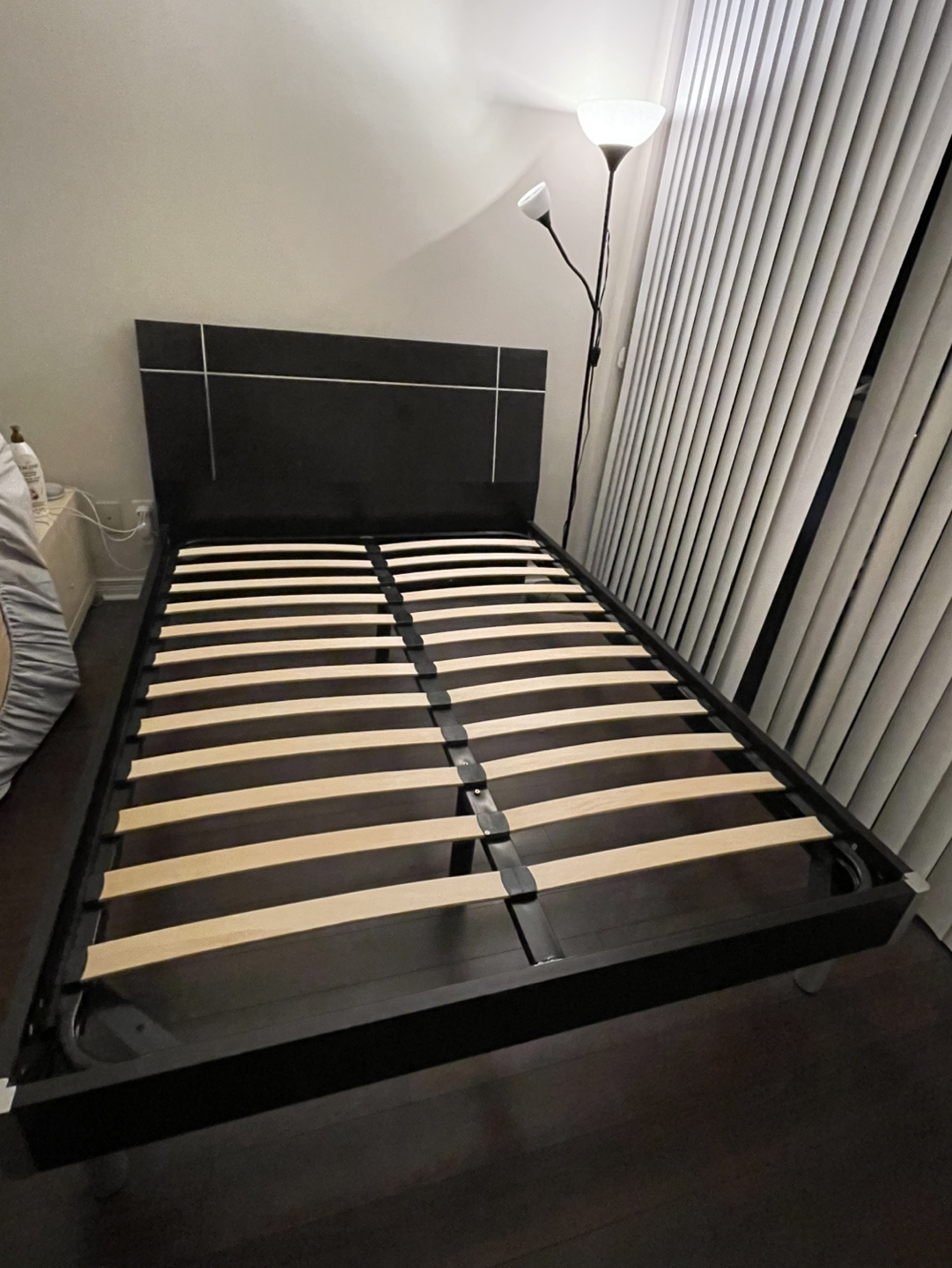 Structube Double Bed Frame with Slatted Base - photo 3