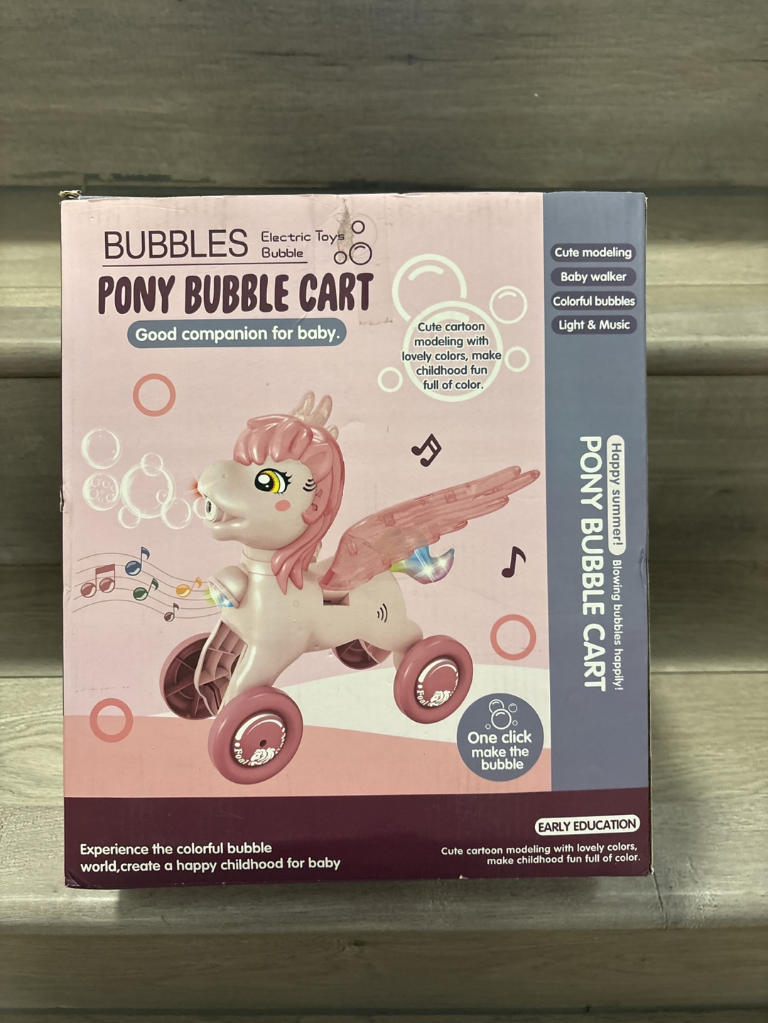 Bubbles Pony Bubble Cart - Ride-on Toy - photo 2