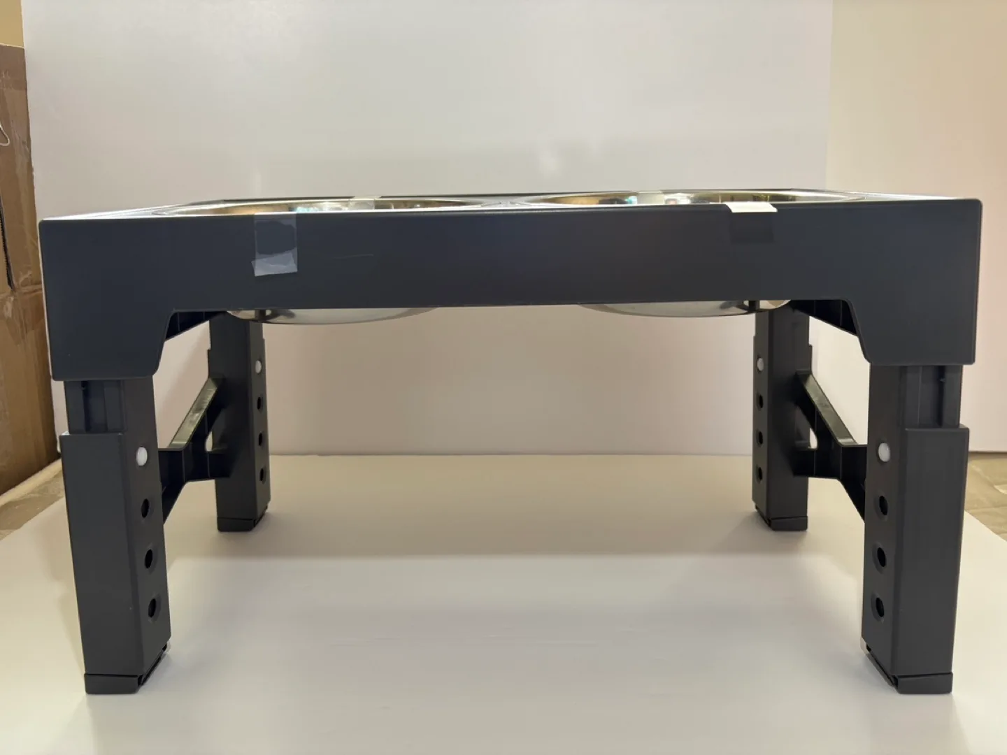 *Like New* Elevated Double Dog/Cat/Pet Bowl - 43x23cm Top 💚 image indicator(3)