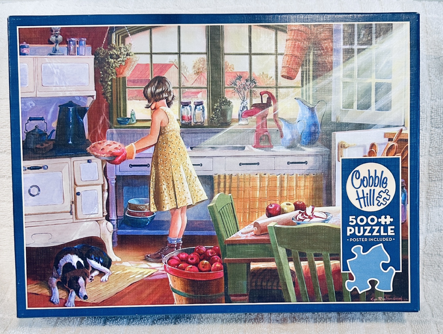 Cobble Hill Puzzle - 500 Pieces and Poster (Apple Pie Kitchen)…