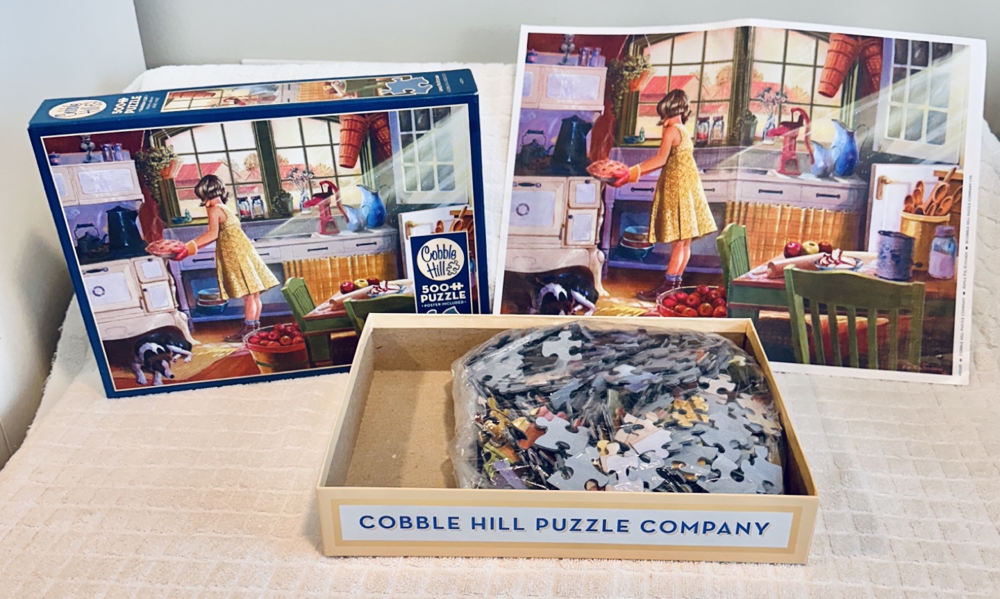 Cobble Hill Puzzle - 500 Pieces and Poster (Apple Pie Kitchen)… - photo 2