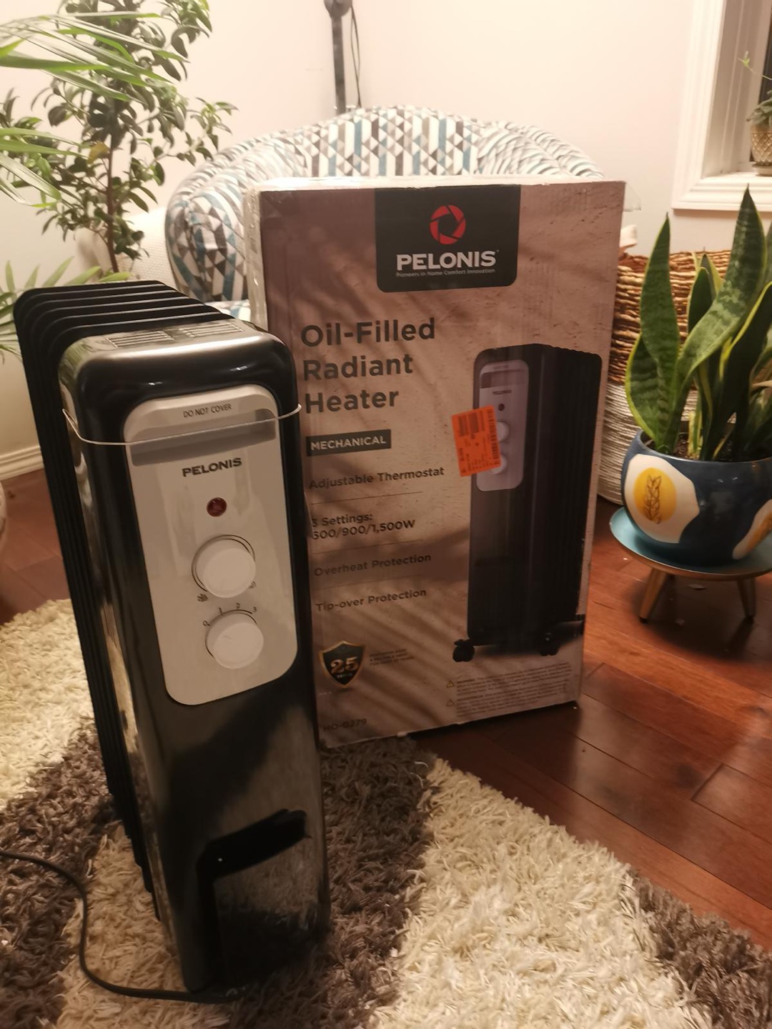 Pelonis Oil-Filled Radiant Heater