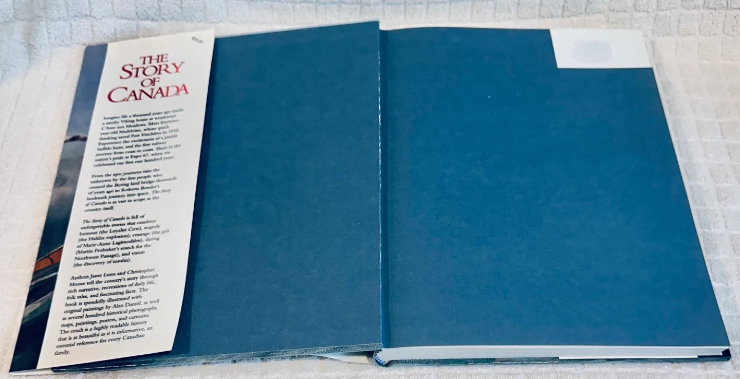 Vintage (1992) Hardcover Book - The Story of Canada… image indicator(5)