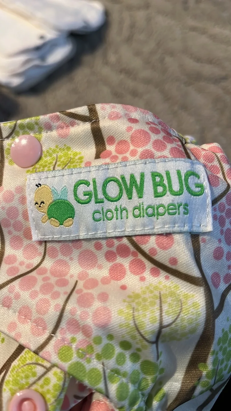 Glow Bug Cloth Diaper - Blossom thumbnail