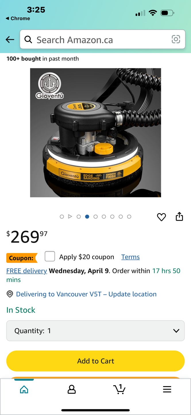 Gioventù Drywall Sander with Vacuum System - photo 3