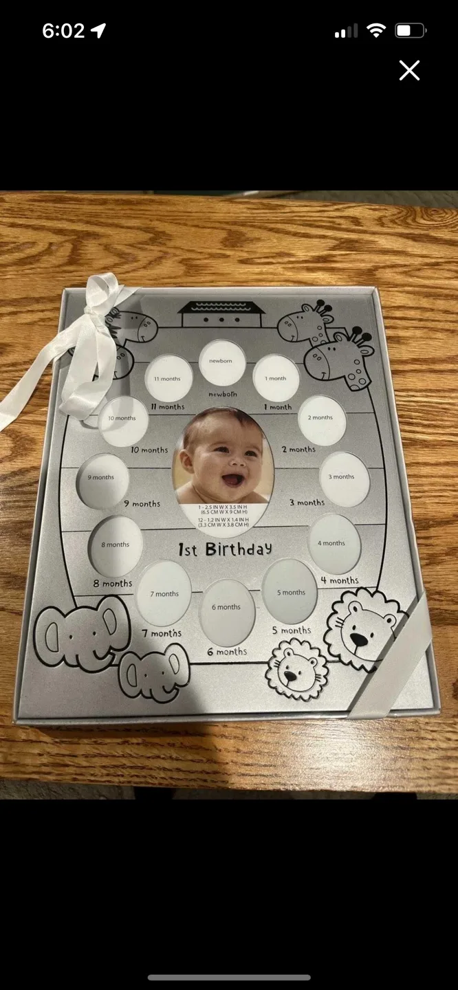 Baby's First Year Photo Album Frame thumbnail