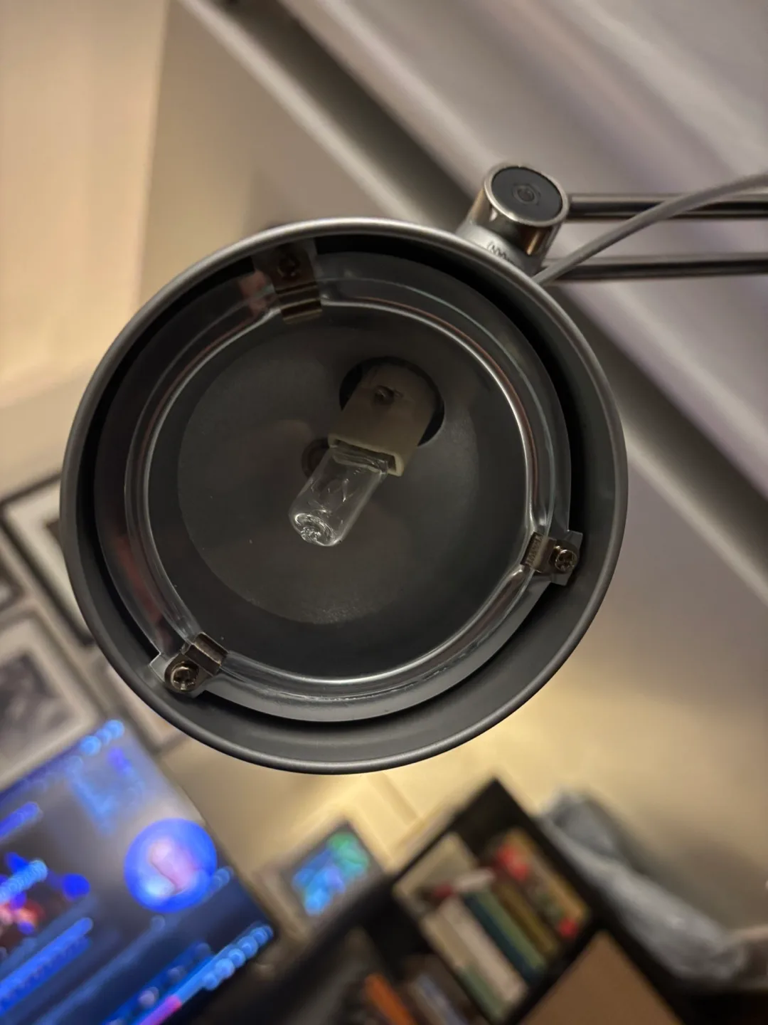 VINTAGE IKEA ANTIFONI Desk Lamp + free scented candle image indicator(8)