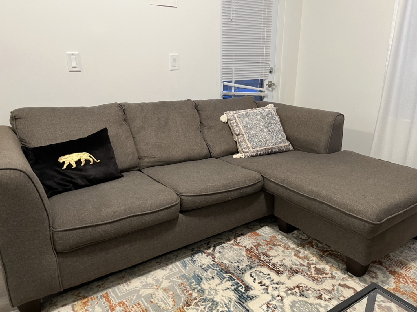 Dark Grey Sectional Sofa