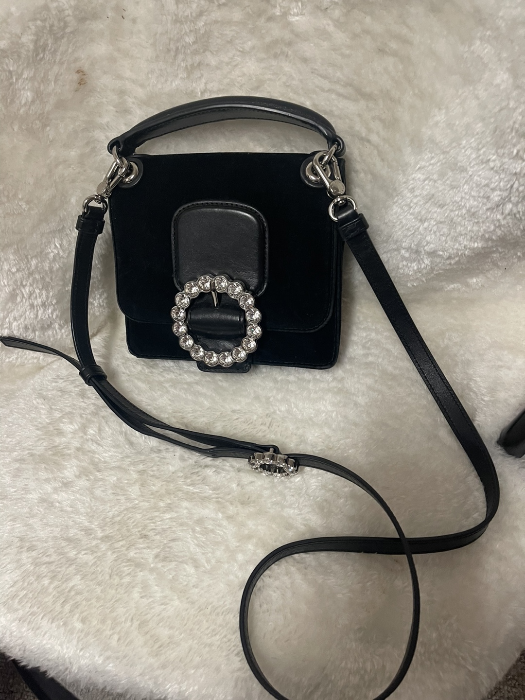 Marc Jacobs Black Velvet Mini Bag - photo 2