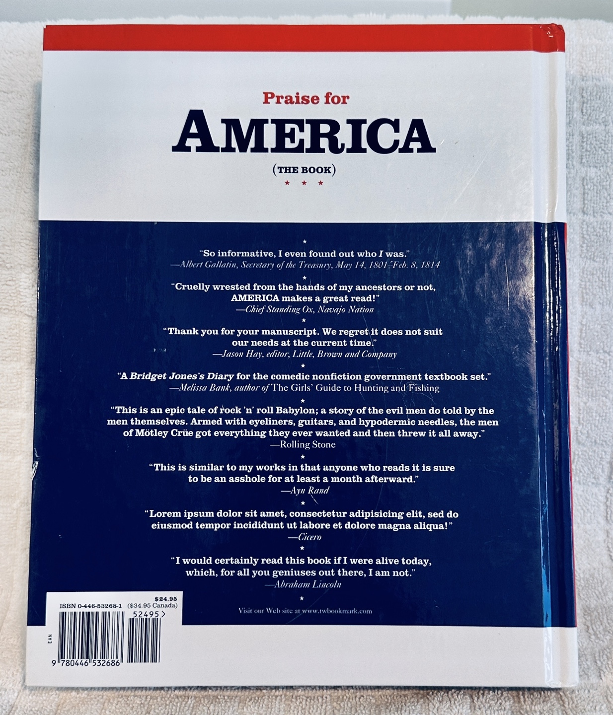 Vintage (2004) Hardcover Book - America (Satirical Humour)… - photo 2