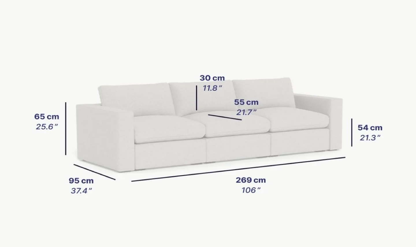 COZEY LIKE NEW Sectional Sofa- used always with a cover image indicator(4)
