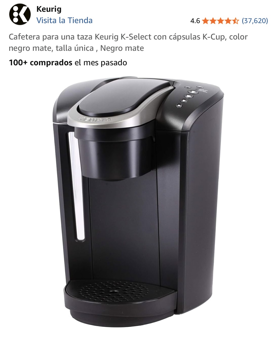 Keurig K-Select Single Serve Coffee Maker - Black - photo 4
