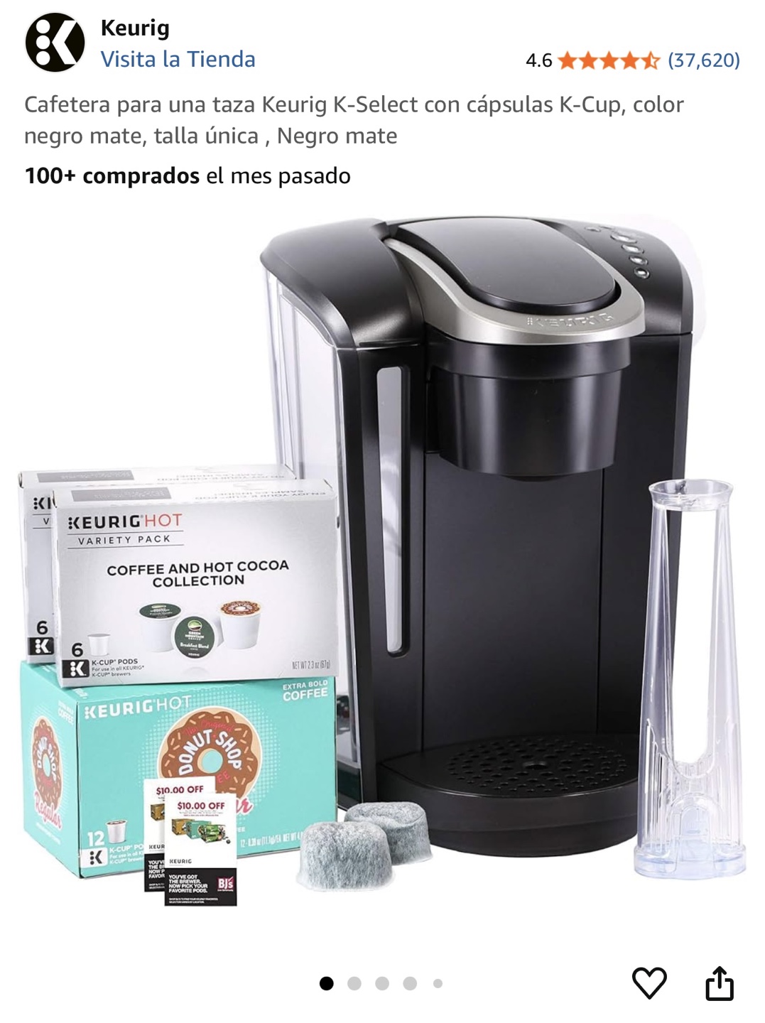 Keurig K-Select Single Serve Coffee Maker - Black - photo 2