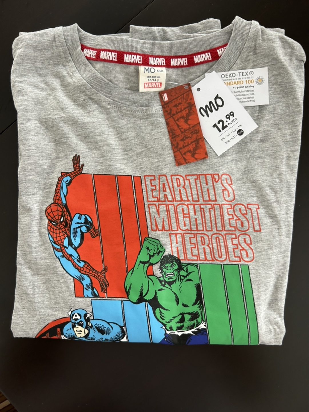 Marvel Kids Long Sleeve Shirt - Size 13/14