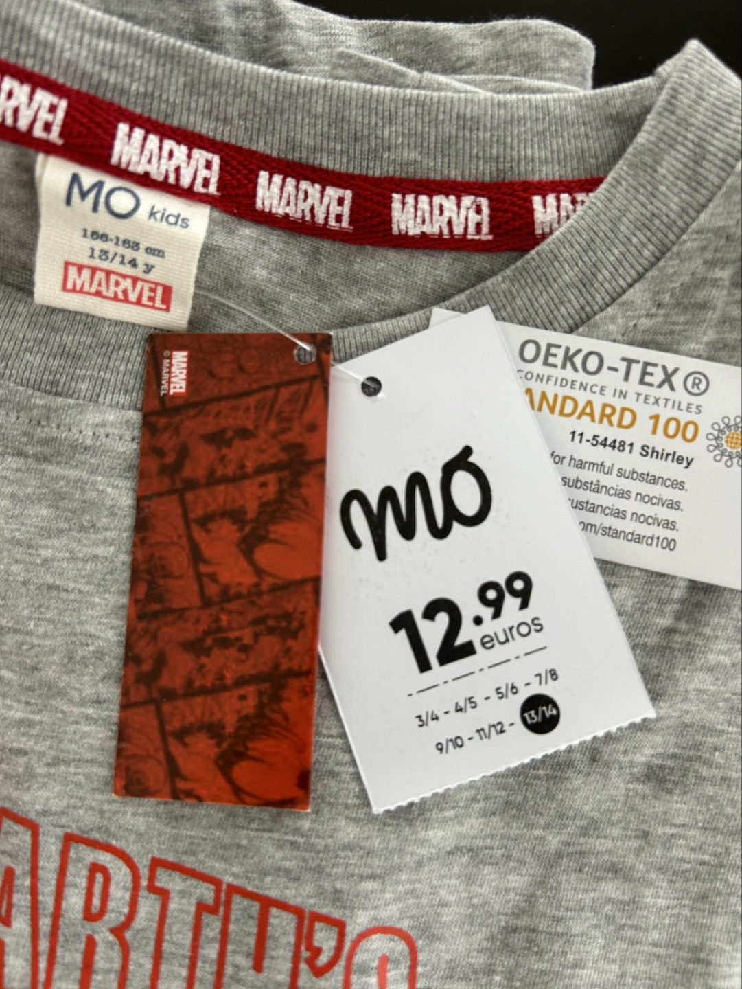 Marvel Kids Long Sleeve Shirt - Size 13/14 - photo 2