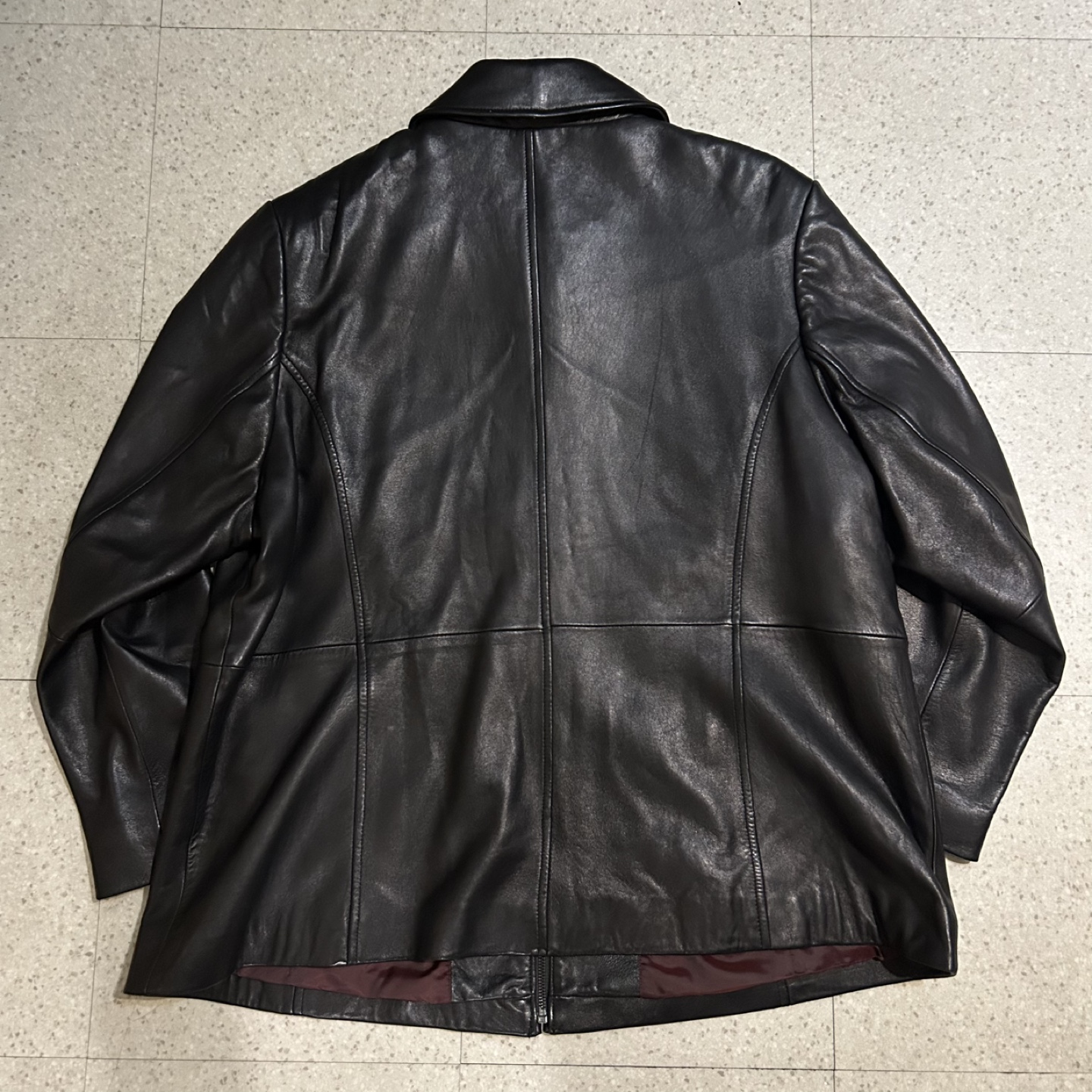 Liz Claiborne Women's Black Leather Jacket - Size 2X - photo 5