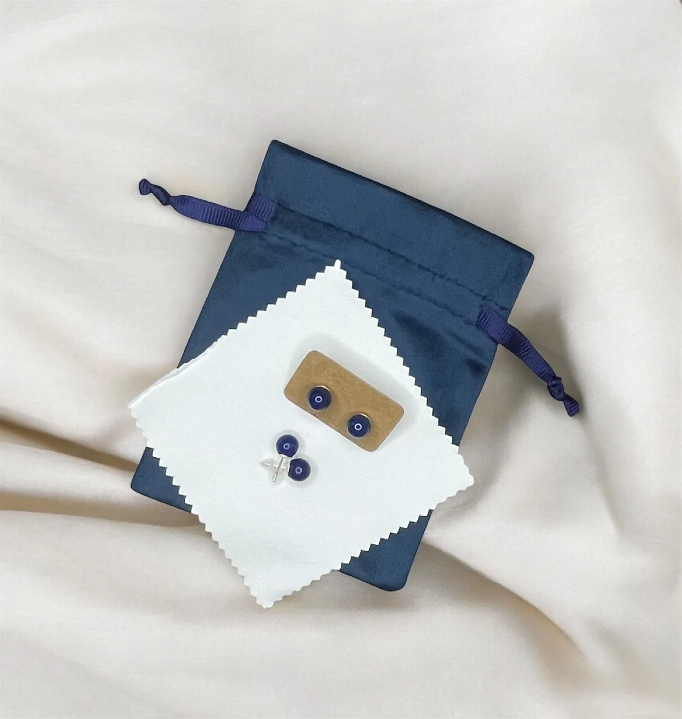 Lapiz Lazuli Stud Earrings thumbnail