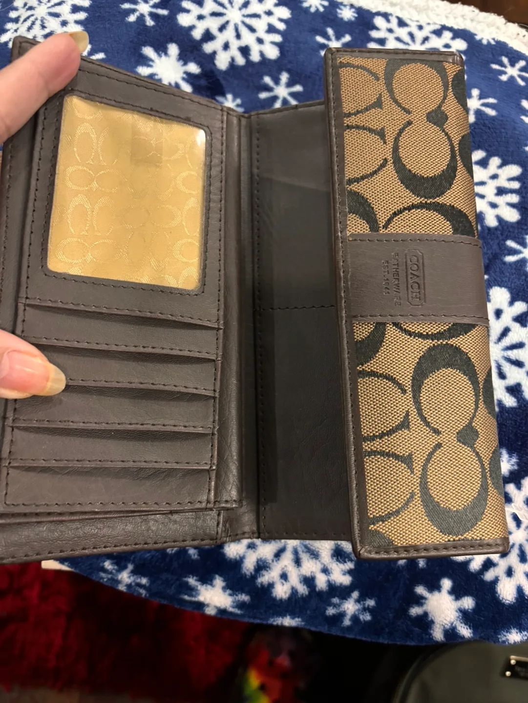 Coach Brown Signature C Wallet image indicator(3)