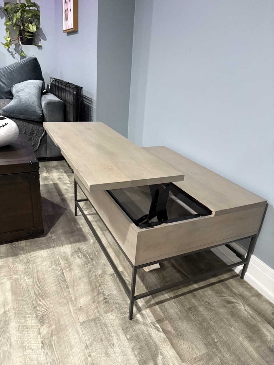 Lift-Top Coffee Table with Storage - photo 2