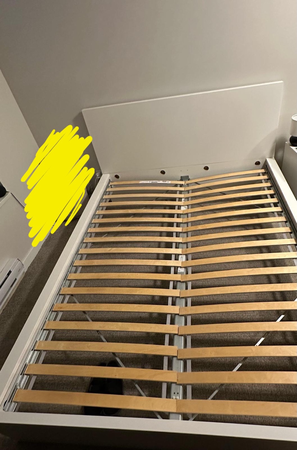 IKEA MALM Queen Bed Frame, White - photo 3