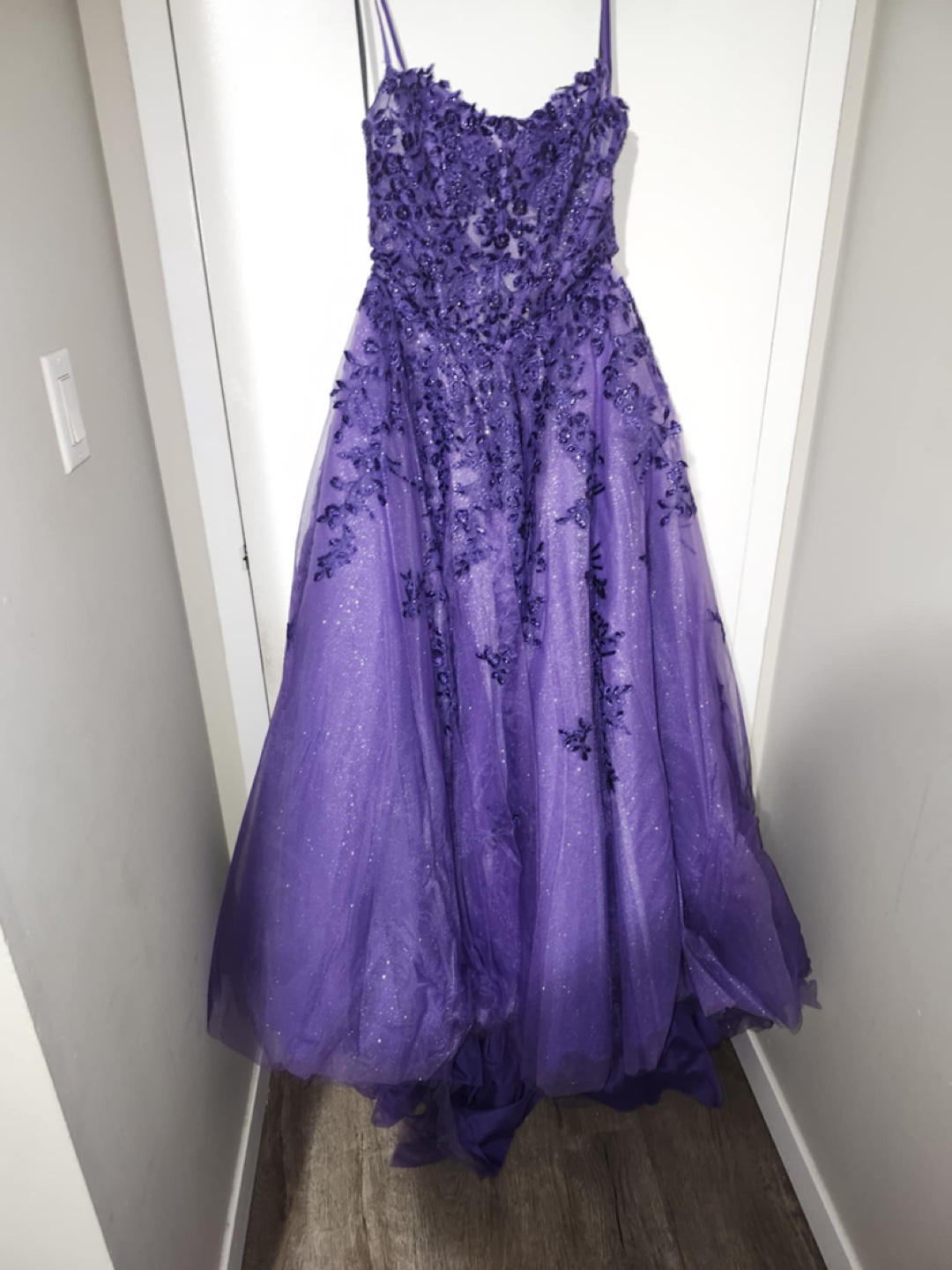Alyce Paris Purple Long Prom Dress