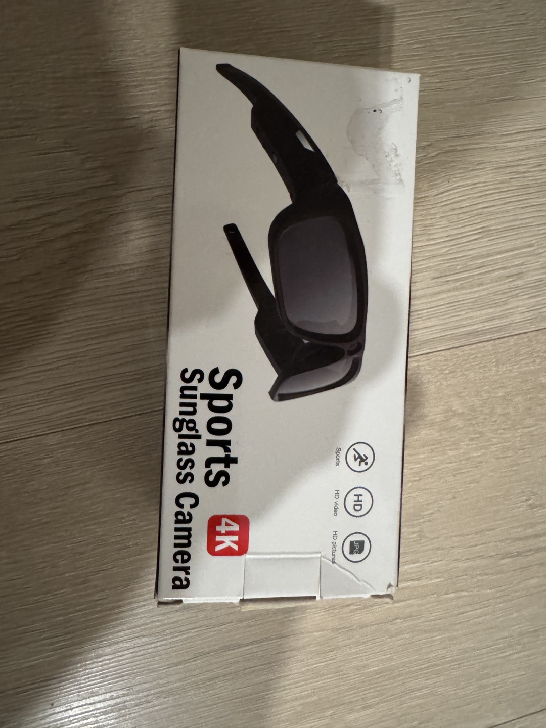 4K HD Sports Sunglasses Camera with Extra  Lenses