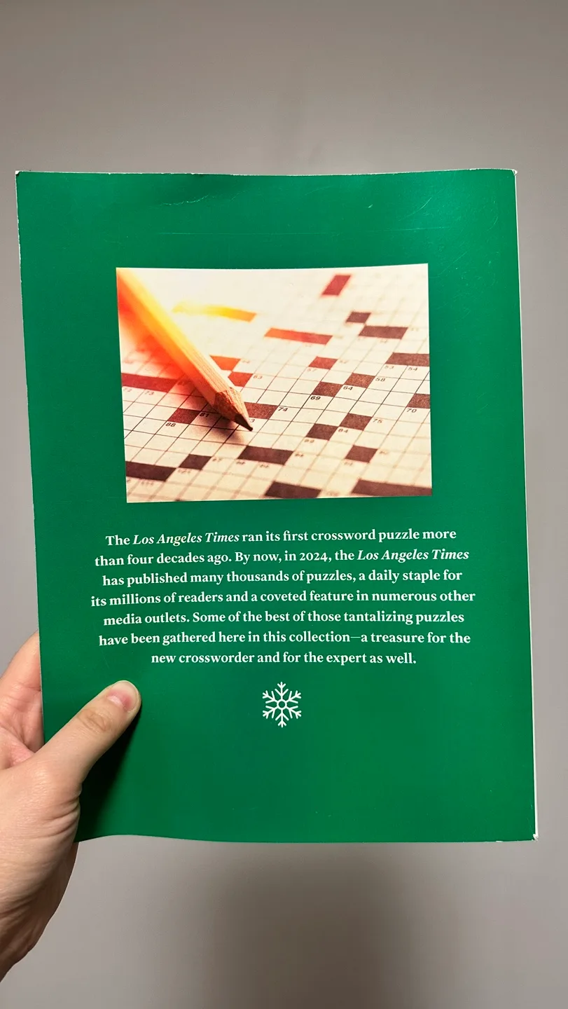 (used) Los Angeles Times Crossword Puzzles #freecycle 💚 image indicator(2)