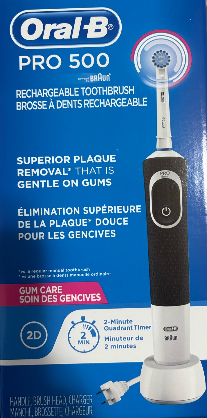 Oral-B PRO 500 Rechargeable Toothbrush