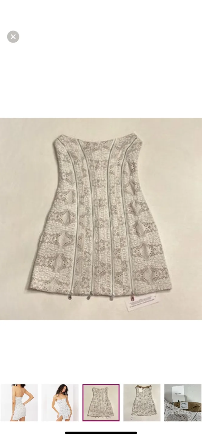 With Jean Revolve Mirabel Detail Mini Dress image indicator(4)