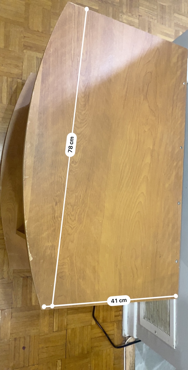 Wood TV Stand with Wheels