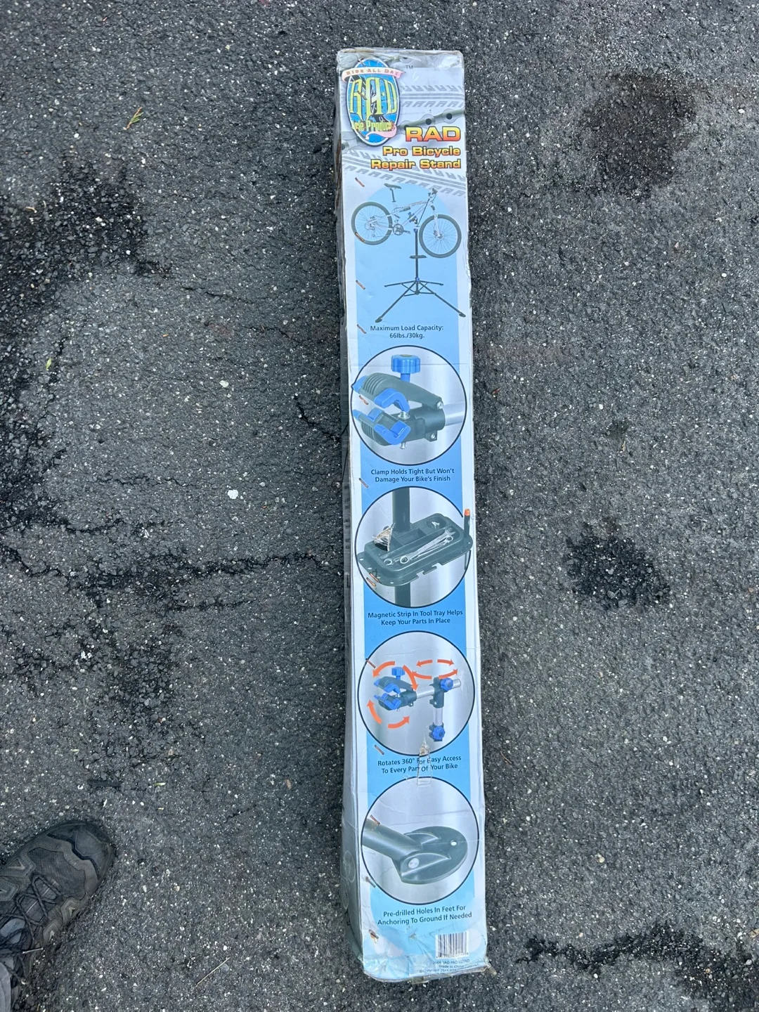 Bicycle repair stand image indicator(3)