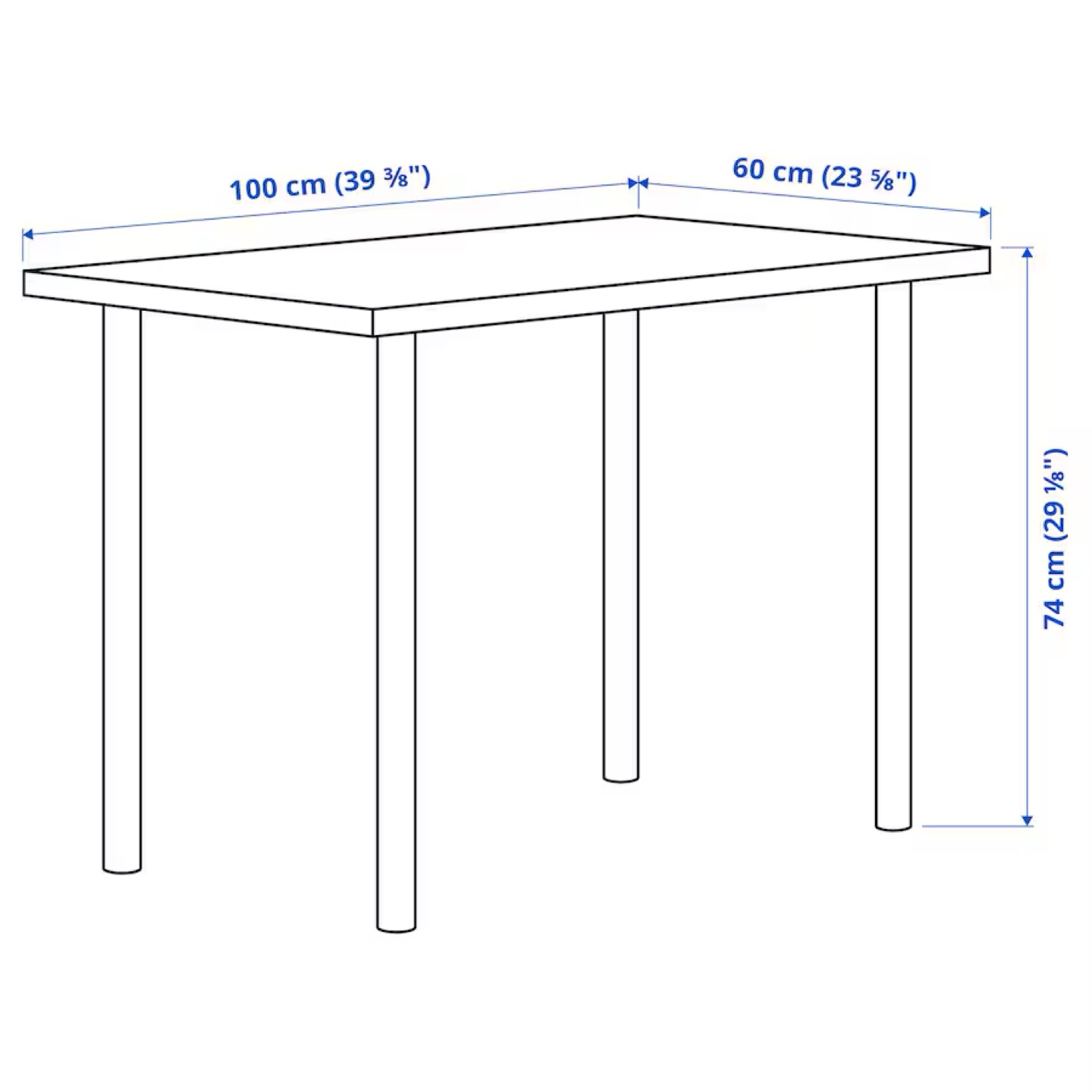 IKEA LINNMON TABLE/desk - photo 2