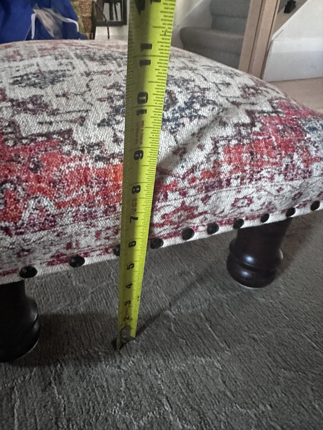 Bohemian patterned footstool - photo 3