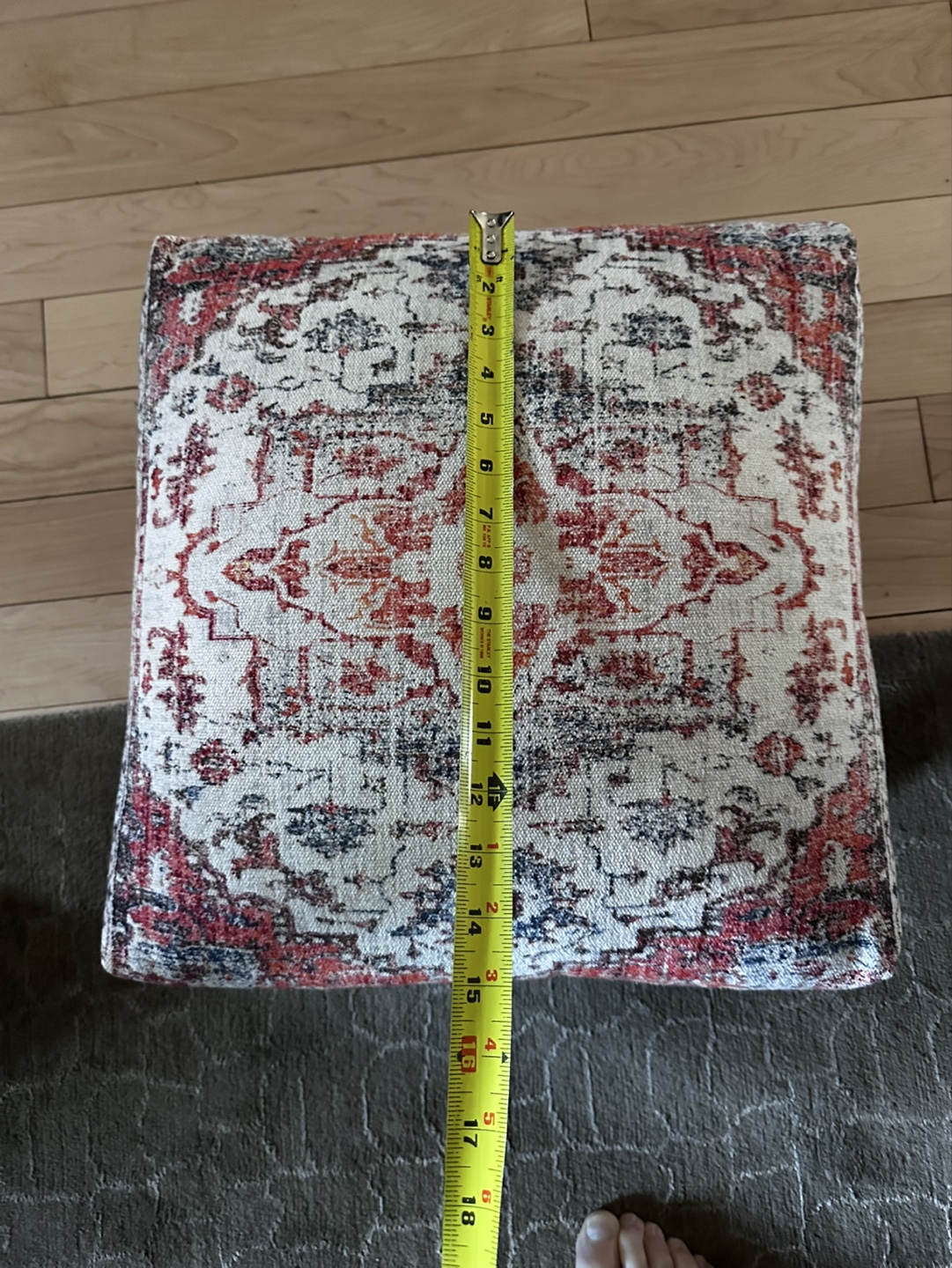 Bohemian patterned footstool - photo 4