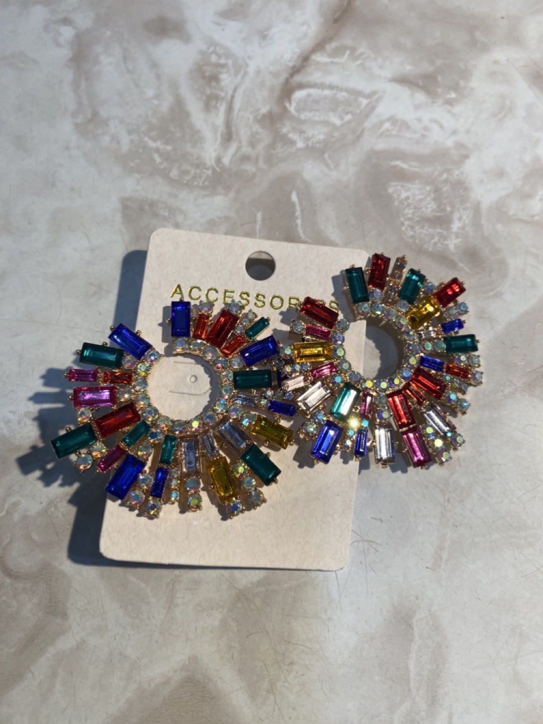 Bundle of 5 pairs of statement earrings - photo 4