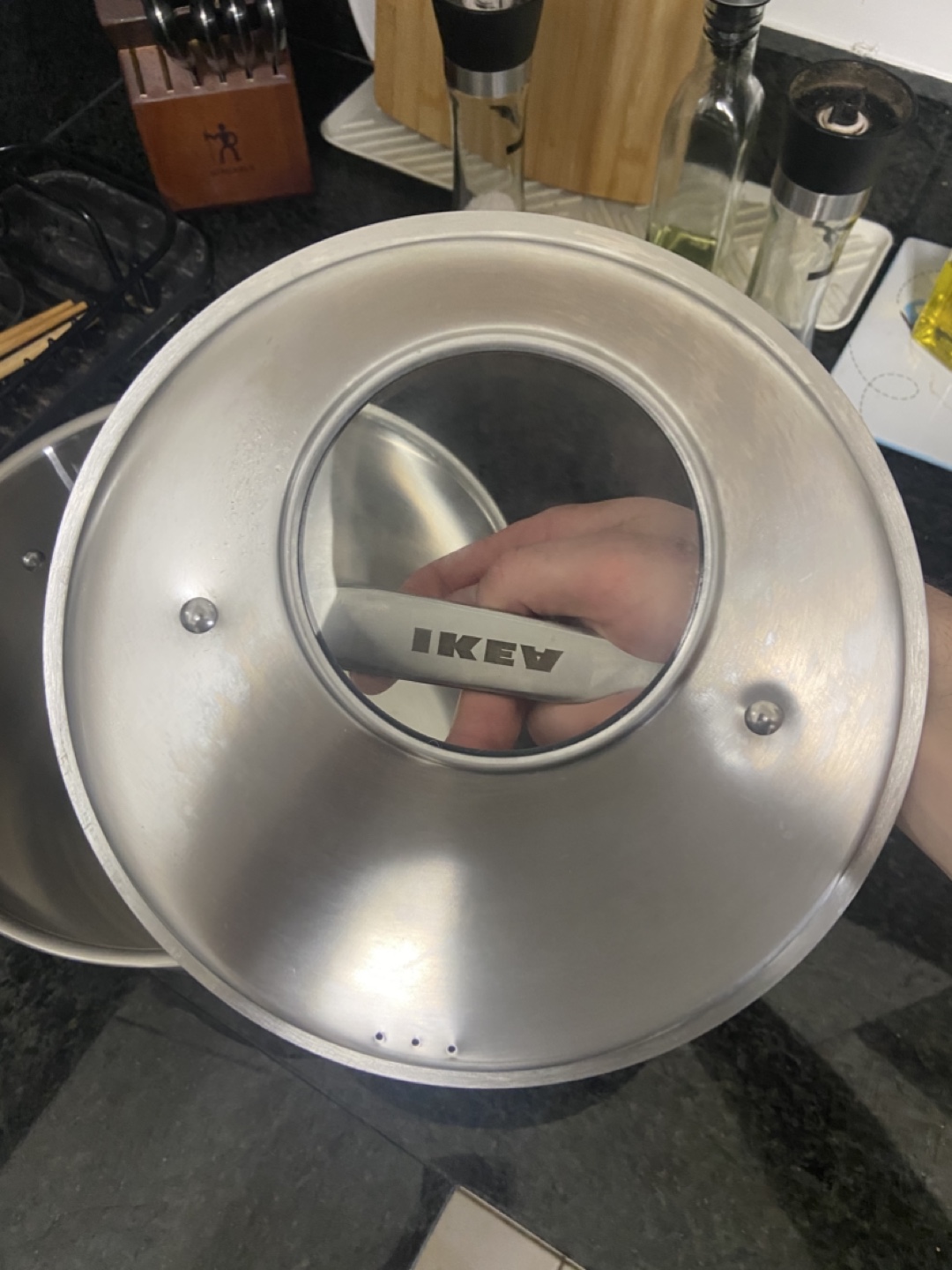 IKEA Stainless Steel Stock Pot with Lid - photo 2