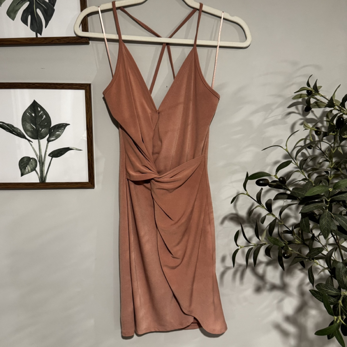 Dusty Rose Dynamite Mini Dress