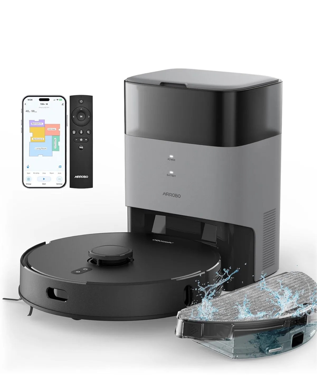 Robot Vacuum 3 in 1 - with Self-Emptying Base thumbnail