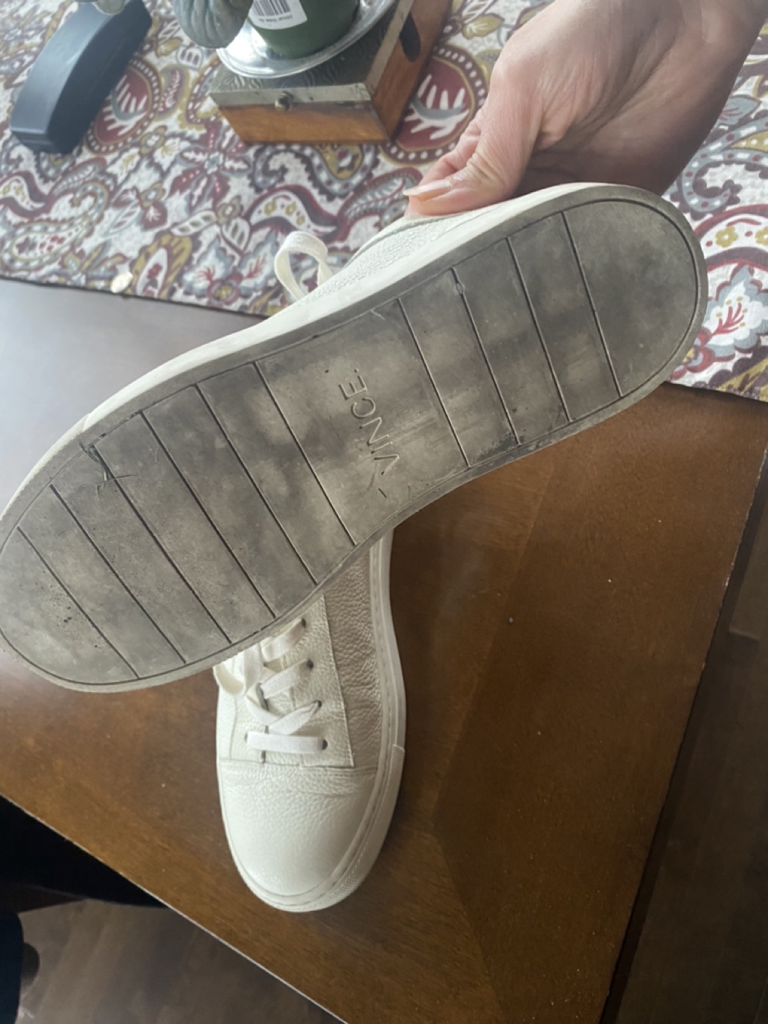 Vince.  White Leather Sneakers - photo 2