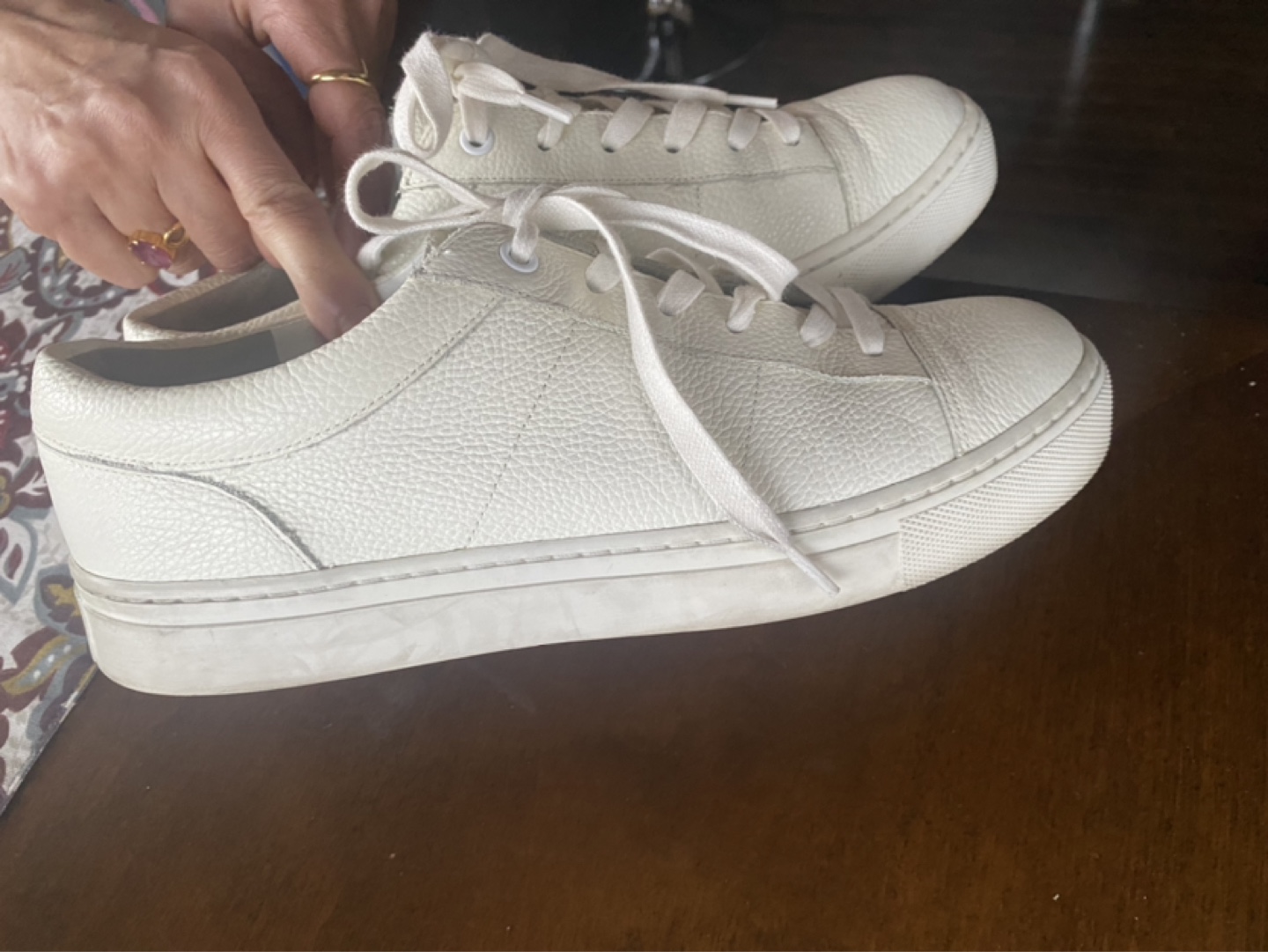 Vince.  White Leather Sneakers - photo 4