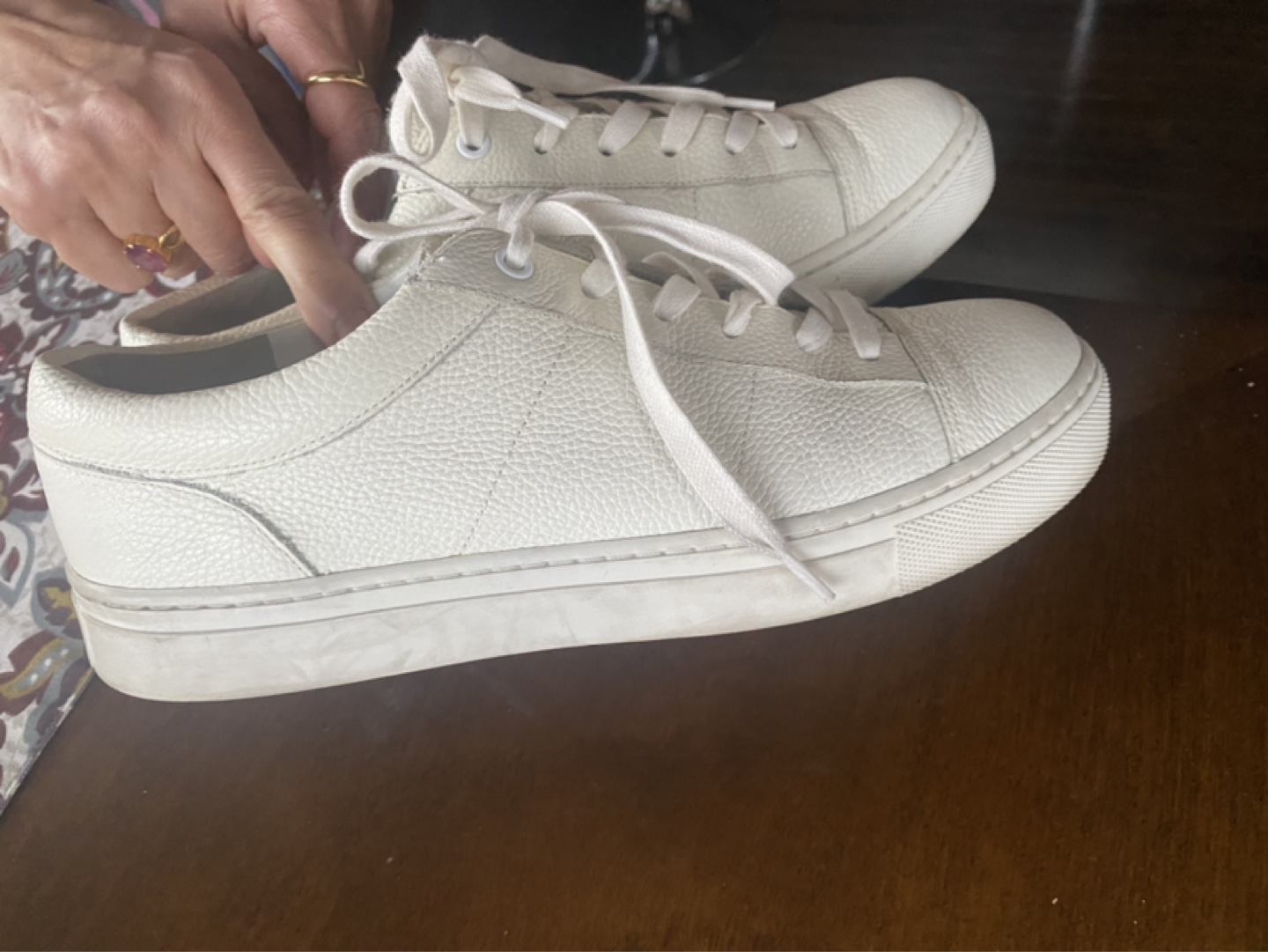 Vince.  White Leather Sneakers - photo 5