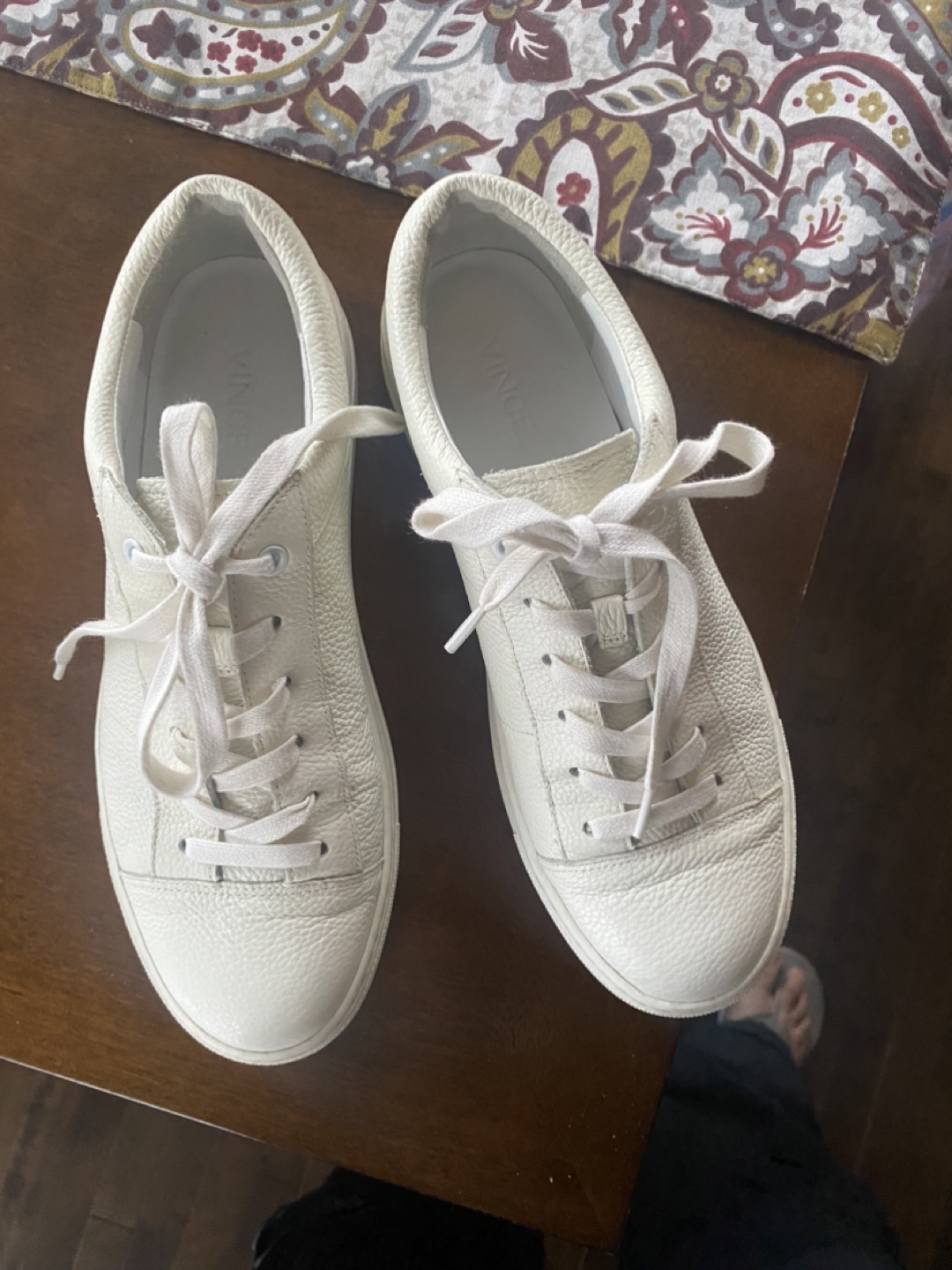 Vince.  White Leather Sneakers - photo 3