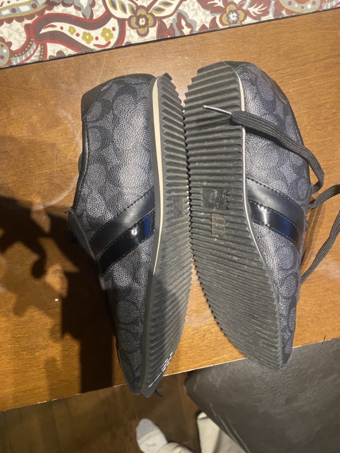Coach Black Signature Canvas Sneakers - photo 4