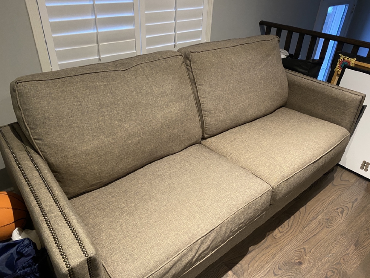 Grey Fabric Sofa