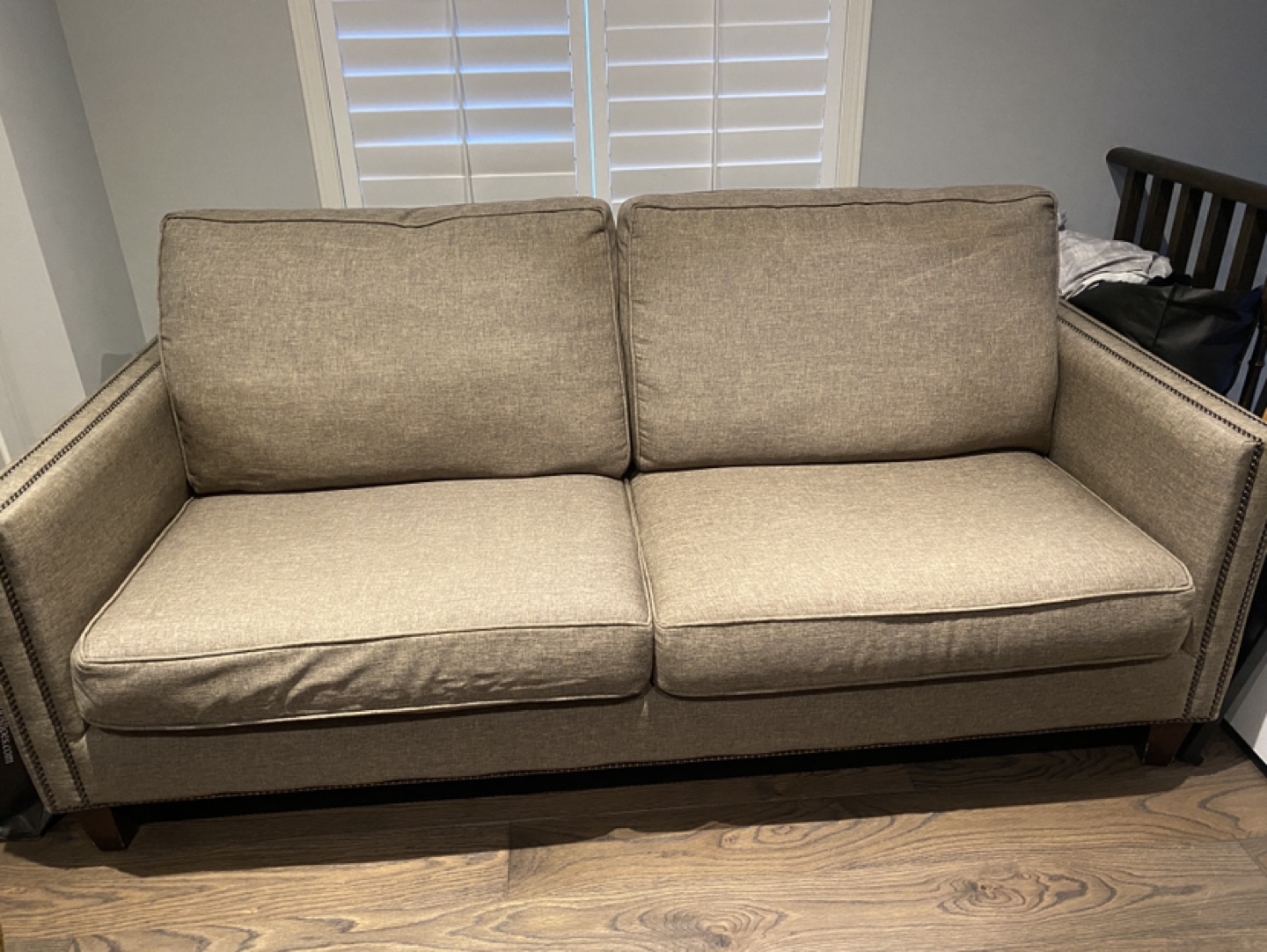 Grey Fabric Sofa - photo 2