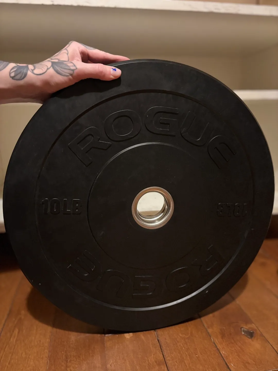 Rogue MIL bumper plates - 45lb, 25lb & 10lb image indicator(4)