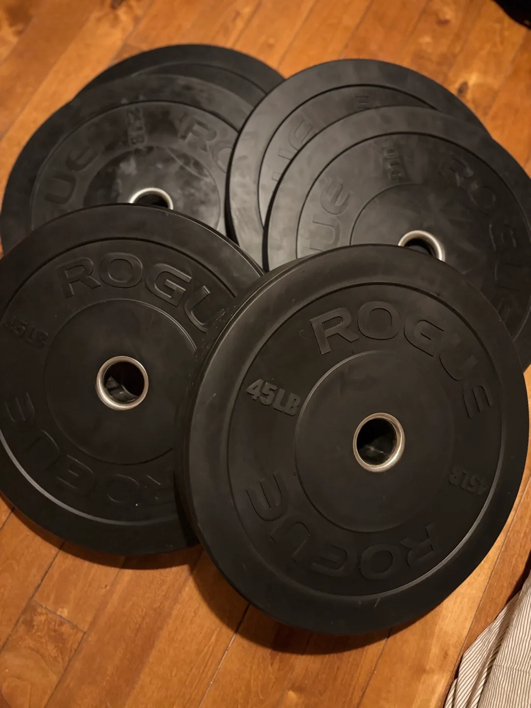 Rogue MIL bumper plates - 45lb, 25lb & 10lb thumbnail