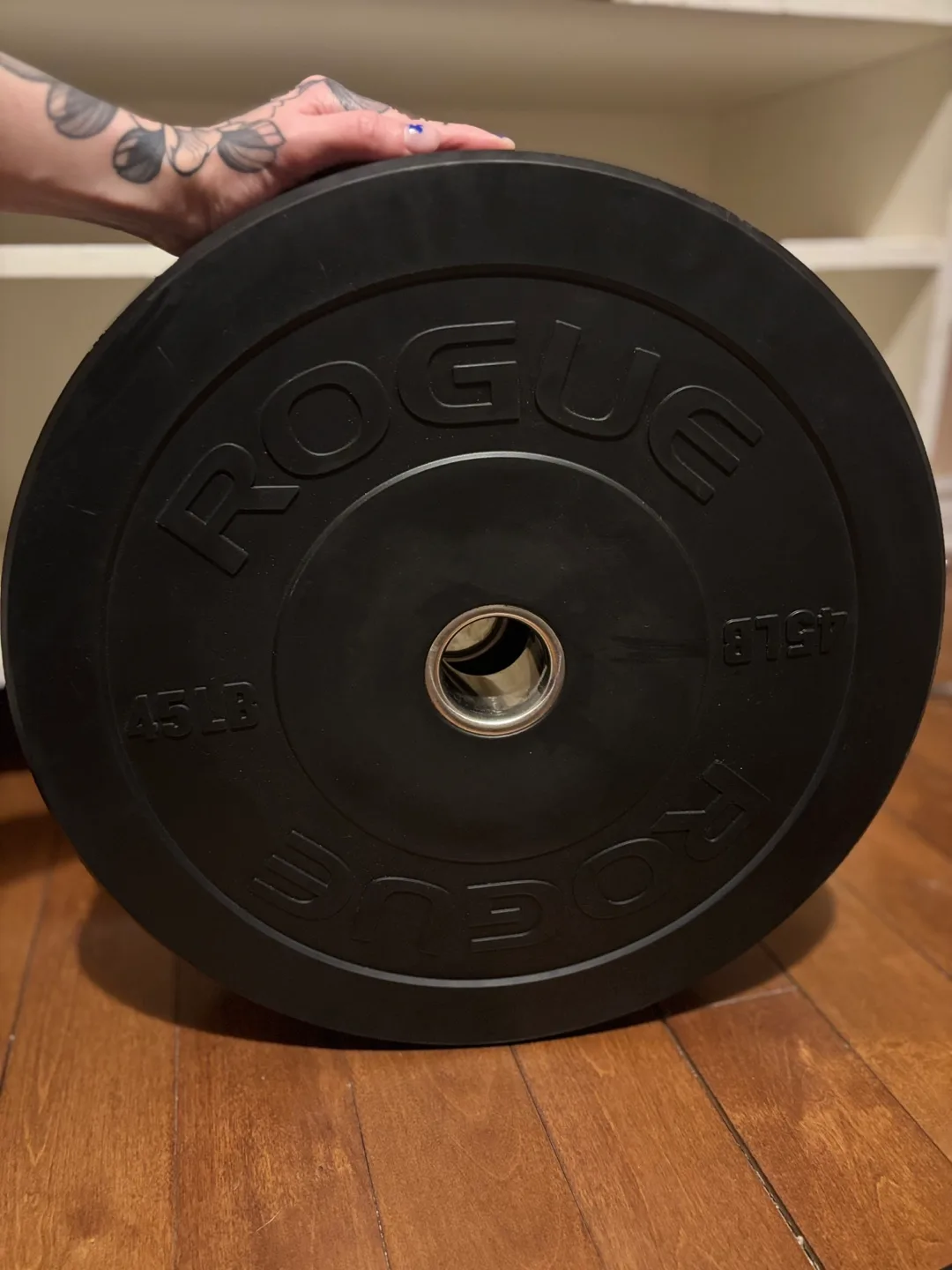 Rogue MIL bumper plates - 45lb, 25lb & 10lb image indicator(2)